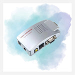 VGA to AV Audio Video Converter Box for TV & Display