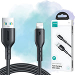 Joyroom SA26-AL3 Flash-Charge Series 3A Fast Charging Data Cable (USB-A to Lightning), 1m, Black