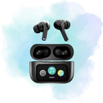 A9 Pro App ANC/ENC Wireless Earbuds BT 5.4 Touch Display – ZWSVIBE Black