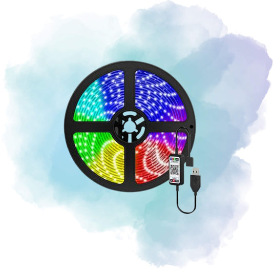 XTRIKE ME HT-5050-B5 Bluetooth V4.2 RGB LED Strip Light 5M with App Control