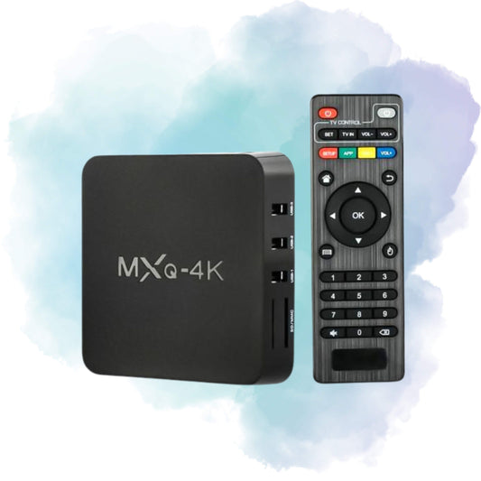 MXQ 4K Smart Android TV Box | Quad-Core | 1GB RAM 8GB ROM | Android 7.1 | Ultra HD Media Player