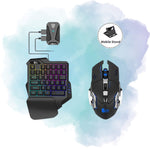 Gaming Wireless Bluetooth 5-in-1 Keyboard & Mouse Combo for Android & iOS