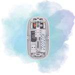 Transparent M10A Wireless Bluetooth Dual Mode Rechargeable Mouse