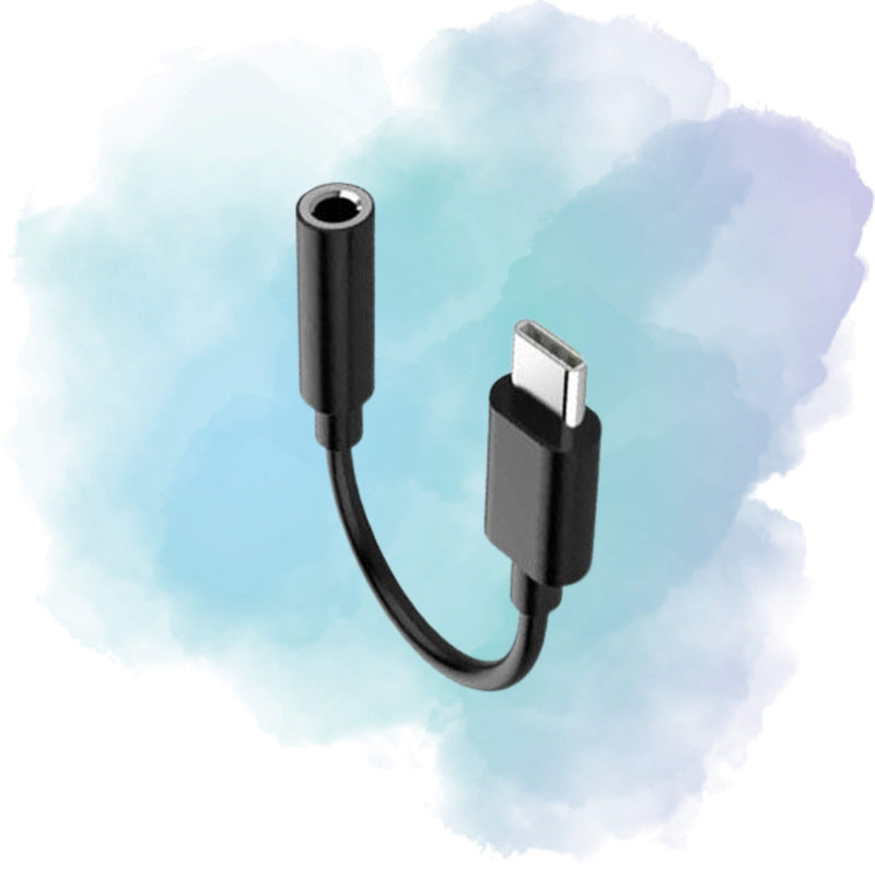 USB Type-C to 3.5mm Headphone Jack Audio Adapter