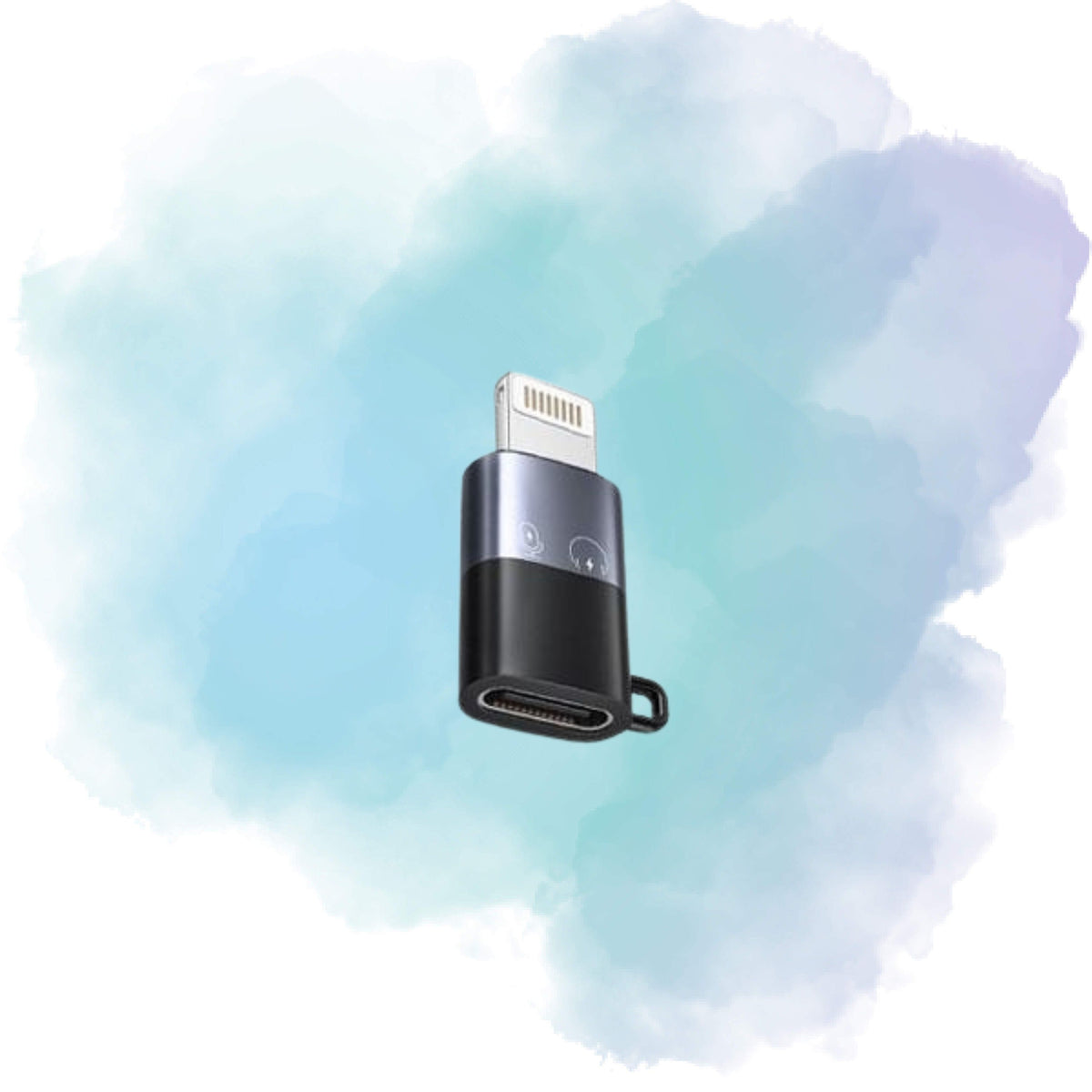 USB-C to Lightning OTG Audio Adapter for Microphone & iPhone