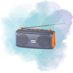 Kisonli KS-2003 5W Solar Bluetooth Speaker | Portable Magnetic Wireless Speaker | FM, USB & TF Card