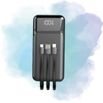 Aspor A316 20000mAh 22.5W Fast Charging Power Bank with Built-in Cables