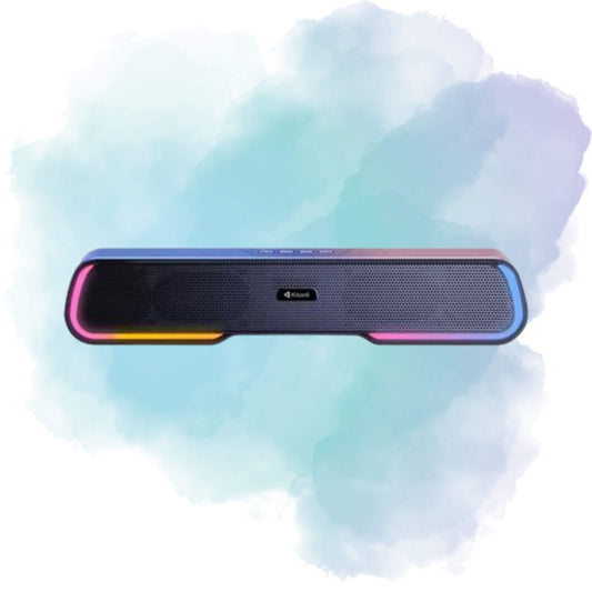 Kisonli LED-913 RGB Bluetooth Gaming Soundbar | 10W Wireless Speaker | FM, USB, TF & AUX