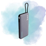 SpeedX SP-S185 22.5W 10000mAh Super Fast Charging Power Bank with Built-in Type-C Cable