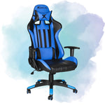 XTRIKE ME GC-905BK Ergonomic Adjustable Gaming Chair with Caster Wheels & Lumbar Cushion – Red/Black