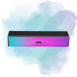 Kisonli I-630 USB & Bluetooth RGB Desktop Speaker | 6W Stereo Multimedia Speaker for PC & Laptop