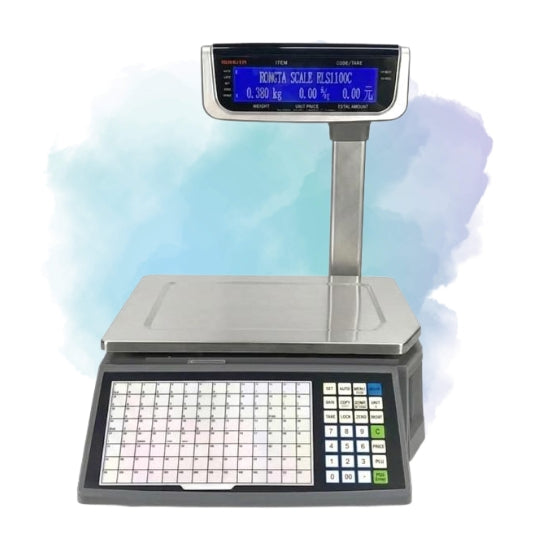 Speed-X RLS1100C WiFi Barcode Label Printing Scale 203 DPI