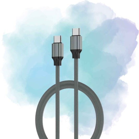 LDNIO LC441C 65W USB-C to USB-C Fast Charging & Data Cable (1M, Grey)