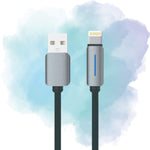 Logilink USB to Lightning Nylon Braided Fast Charging & Data Cable (1m, Black) – 1 Year Warranty