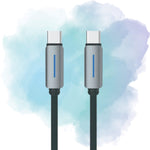 LogiLink USB-C to USB-C Nylon Braided Fast Charging & Data Cable (1m, Black, 1-Year Warranty)