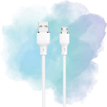 LogiLink USB to Micro USB Silicone Data & Fast Charging Cable 1M – White