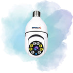 Speed-X SP-E27 1080P WiFi 360° Panoramic Bulb Camera with Night Vision, Motion Detection & V380 Pro