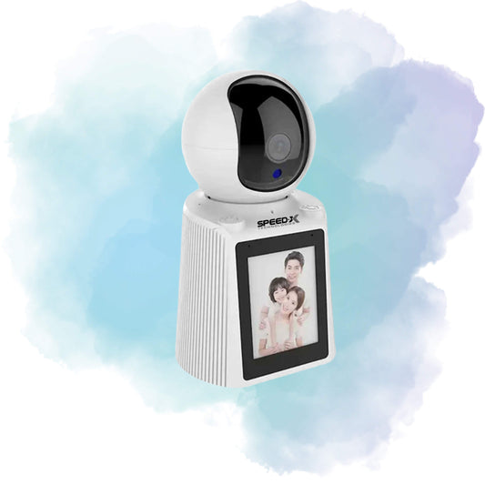 Speed-X HBS-1538 WiFi Video Calling Camera 2MP 1080P with PTZ, Night Vision & V380 App