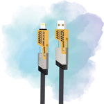 4-in-1 Multi USB PD Fast Charging Cable (Type-C to C, Type-C to Lightning, USB to C & USB to Lightning) – 65W