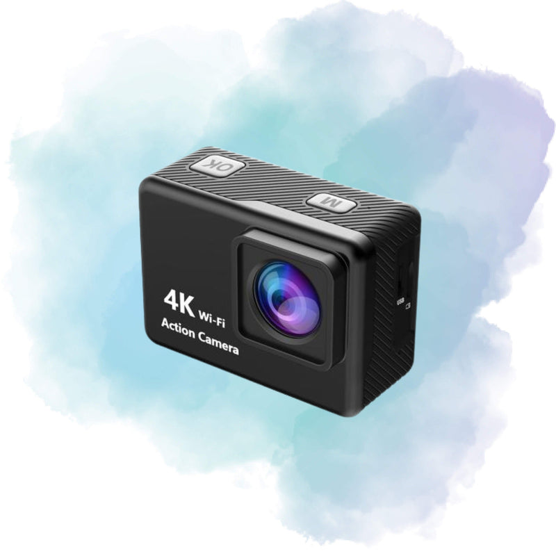 V22 4K Ultra HD Mini Action Camera Waterproof WiFi Sports Camera with Touch Screen