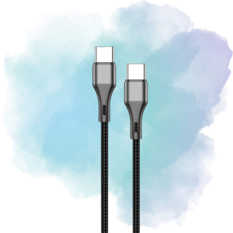 Aspor AC-19 60W Type-C to Type-C Fast Charging Data Cable (1M)