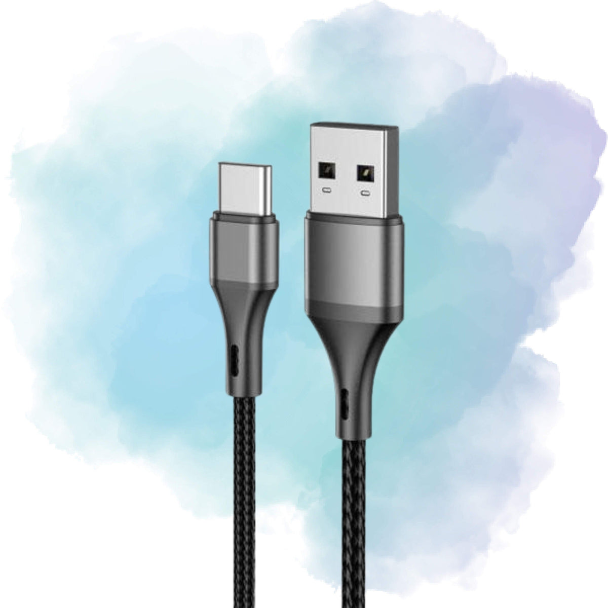 Aspor AC-18 USB to Type-C 3A Super Fast Charging Nylon Braided Cable (1M)
