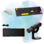 Xtrike Me RGB Gaming & Streaming Bundle – Microphone, Keyboard, Mouse & RGB Mouse Pad