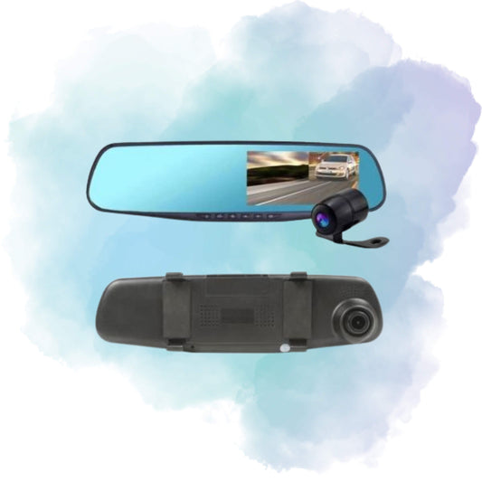 L830 Car DVR Mirror Dual Camera 1080P Front & Rear Dash Cam with 4.3" Display & Parking Monitor