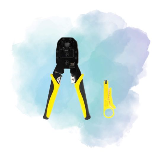 BOSI Network Plug Crimping Tool 4P 6P 8P RJ45 Cutter & Wire Stripper