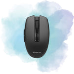 Xtrike Me GW-224 BK Wireless Mouse 2.4G Bluetooth 5.2 1600 DPI Black