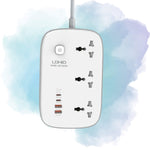 LDNIO SC3416 65W GaN Fast Charging Power Extension 3250W 3 Sockets 2 USB-C + 2 USB-A