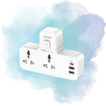 LDNIO SC2311 20W PD Fast Charging Power Extension Touch Night Lamp 2 Sockets 1 USB-C + 2 USB-A