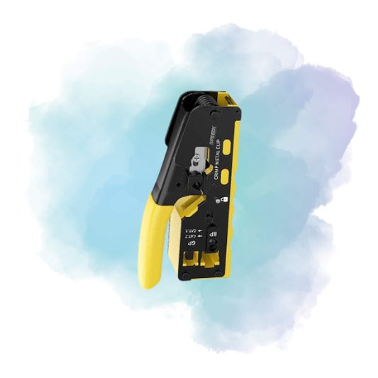 SpeedX HT-718 CAT7 RJ45 Crimping Tool with Cutter for CAT5 CAT6 CAT7 Cables