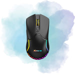 XTRIKE ME GW-610 Wired & Wireless RGB Gaming Mouse 8000 DPI Black