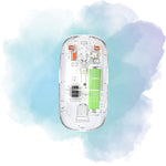 Transparent Dual-Mode Wireless & Bluetooth Rechargeable Mouse