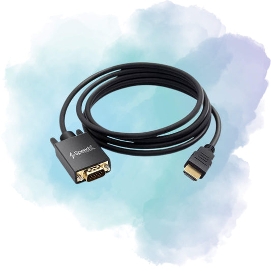 HDMI to VGA Converter Cable 1.8M with Audio Support – 1080P Full HD