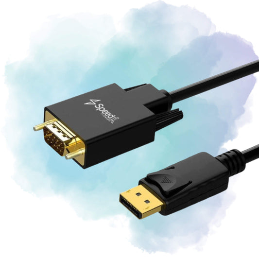 DisplayPort to VGA Cable 1.8M – Full HD 1080P DP to VGA Converter