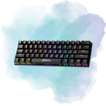 Xtrike Me GK-916 61-Key Mechanical Gaming Keyboard Rainbow Backlit USB