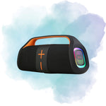Kisonli K12 20W Bluetooth Speaker | Bluetooth 5.3 | RGB LED | USB, TF, AUX & FM Portable Speaker