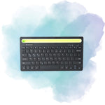 Wireless Bluetooth Keyboard with Phone & Tablet Holder 78 Keys Rechargeable