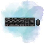 Xtrike Me MK-307 EN Wireless Keyboard & Mouse Combo 2.4GHz USB Full-Size Black