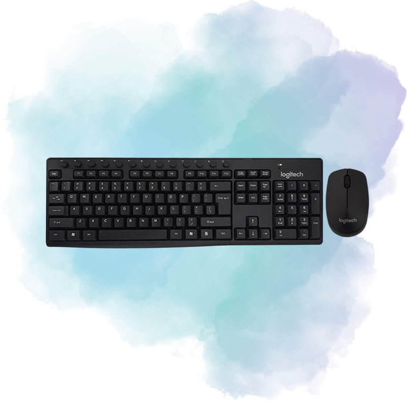 Logitech MK290 Wireless Keyboard & Mouse Combo 2.4GHz USB Black