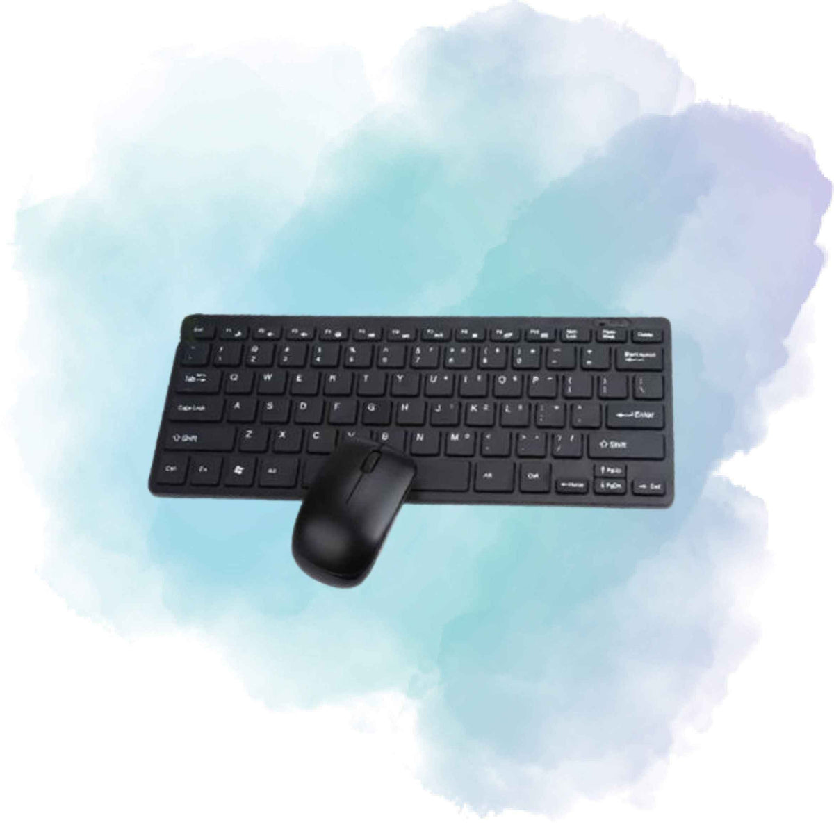 Apple Wireless Mini Keyboard & Mouse Combo 2.4GHz 78 Keys for Windows Android Mac