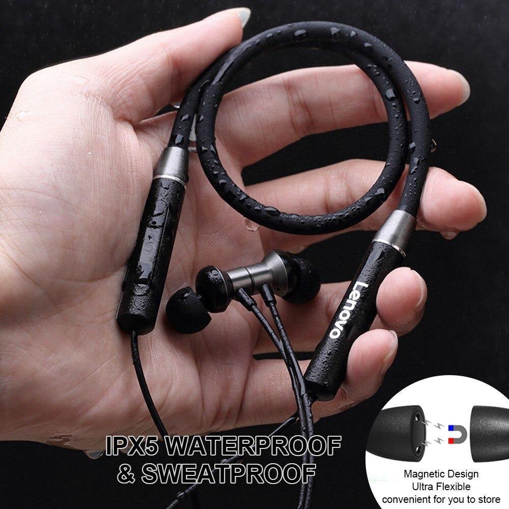 LENOVO HE05 Wireless Neckband Headphones (Original) – Bluetooth 5.0 Sports Earphones